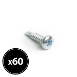 04806<br>Self-tapping flat head screw - 4.2 x 19 mm - 60 pcs / pack
