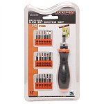 10735<br>19 Pieces Precision & Ratchet Screwdriver Set