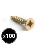 04802A<br>Chipboard screw - yellow - 3 x 16 mm - 100 pcs / pack