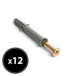 04815B<br>Dowel + screw - 8 x 60 mm - 12 pcs / pack